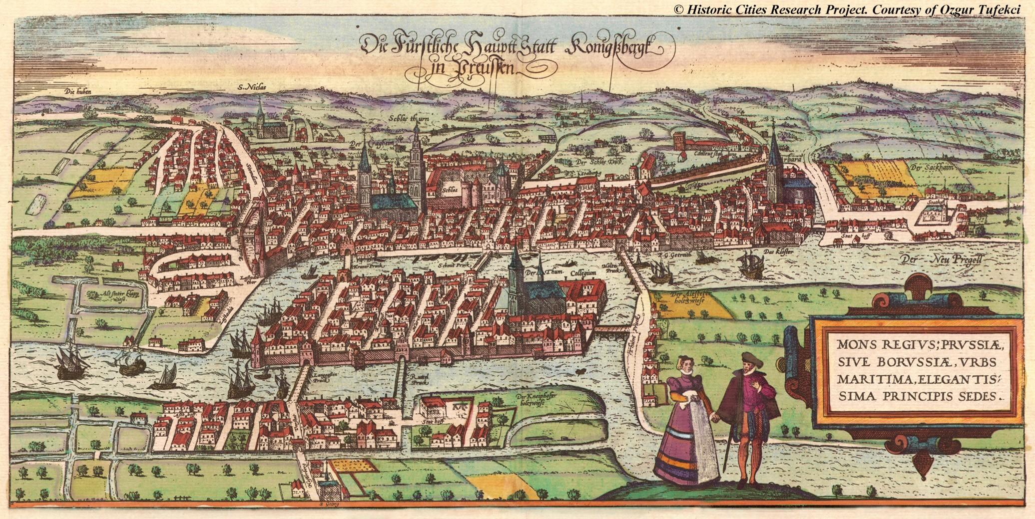 The City of Königsberg (nowadays called Kaliningrad)