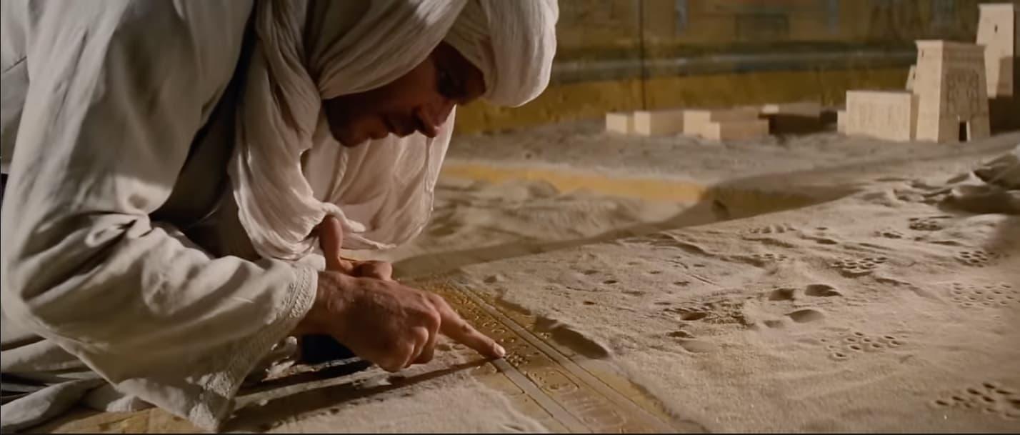 Harrison Ford as Indiana Jones in 'Raiders of the Lost Ark' in the map room scene