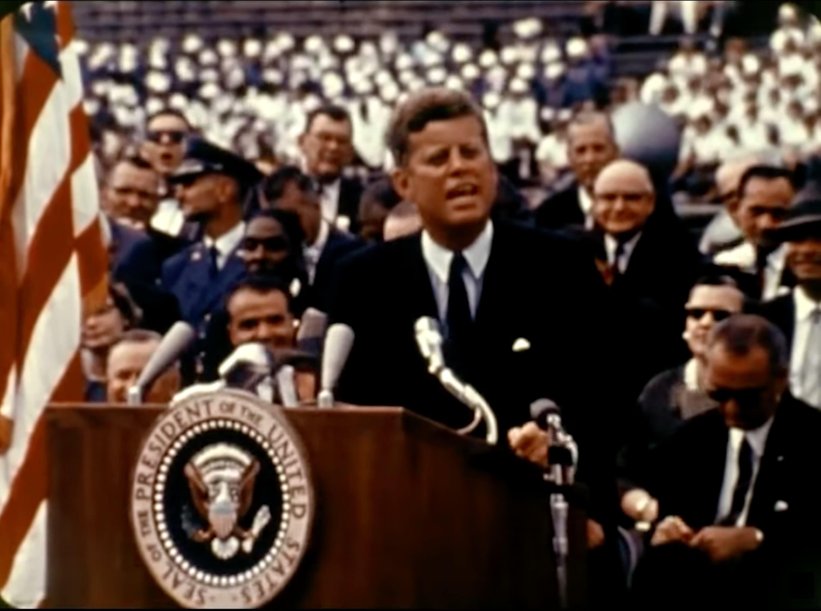 President John F. Kennedy's Moon Speech at Rice University