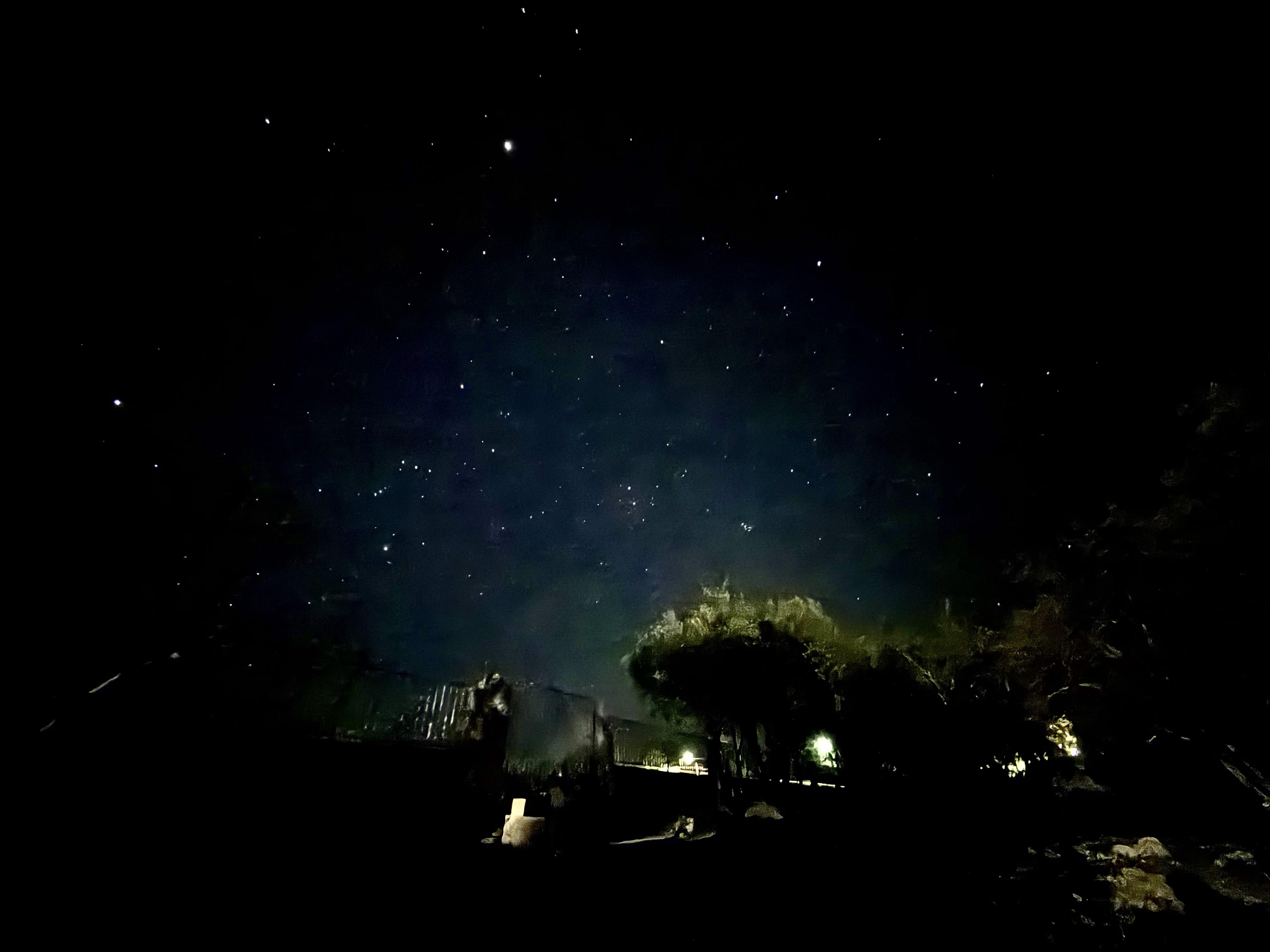 Starry night in La Alquería