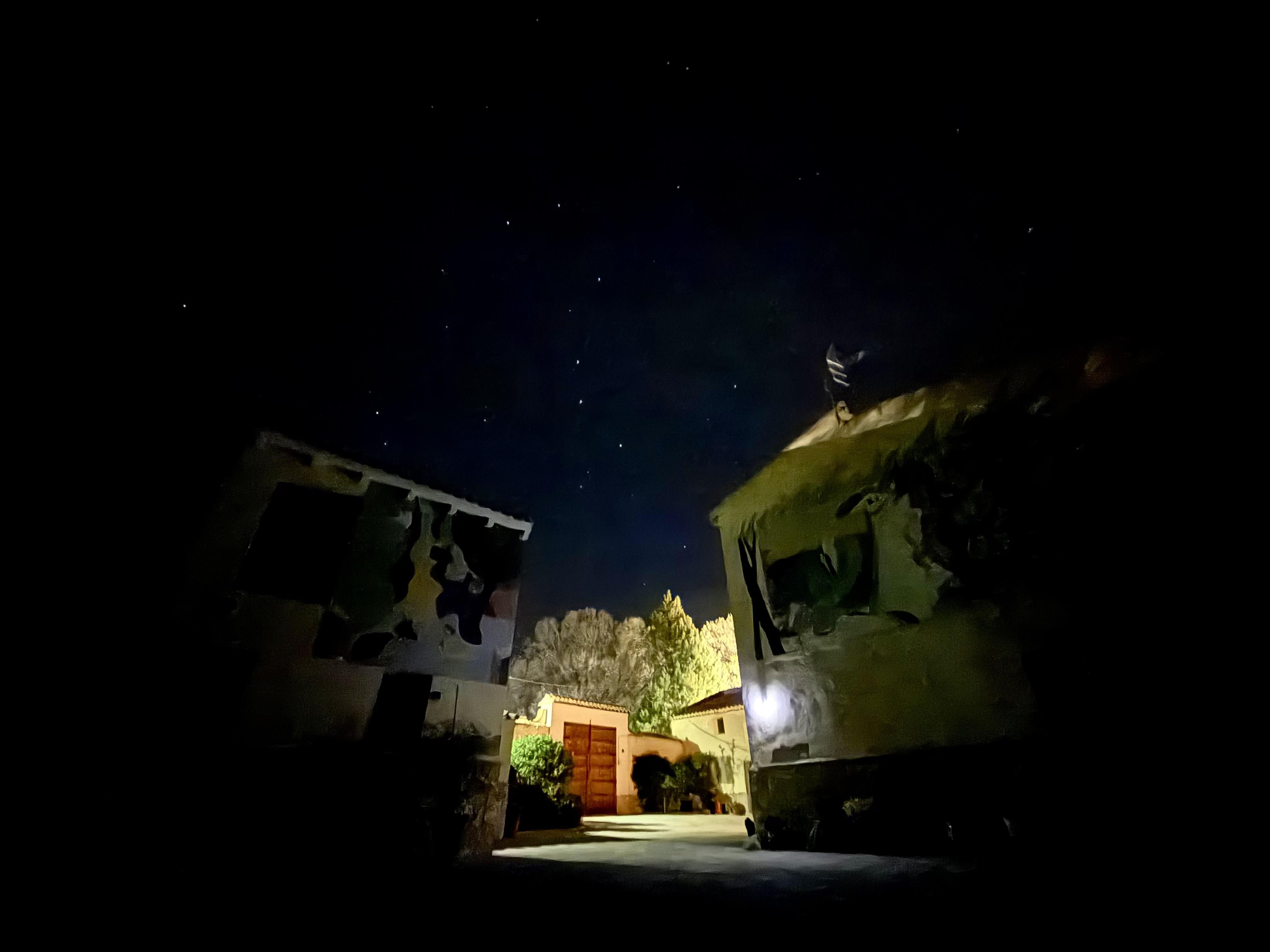 Starry night in La Alquería