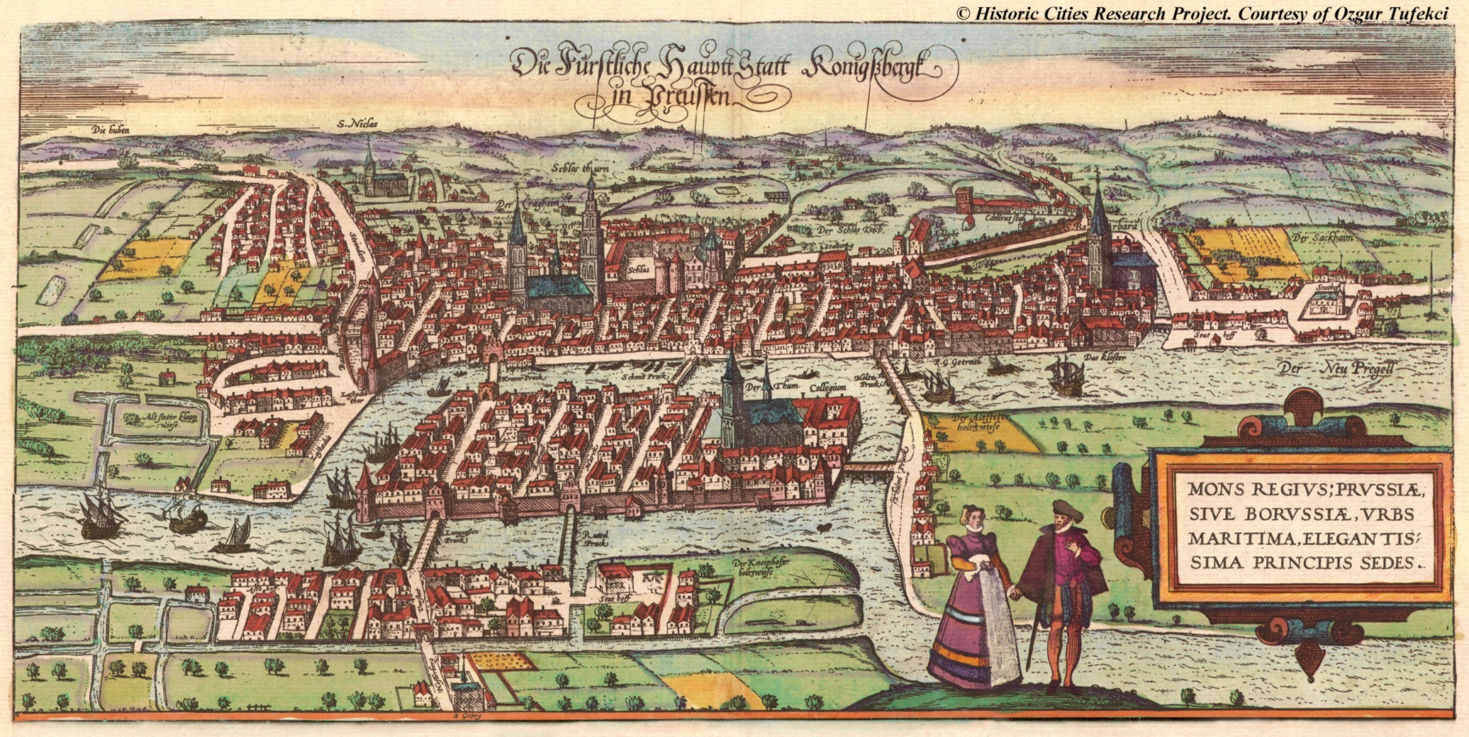 The City of Königsberg (nowadays called Kaliningrad)
